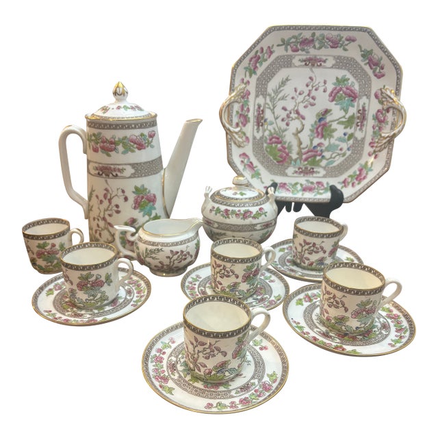 Late 19th Century Spode Copelands Coffee Set 1891-1920 For Sale