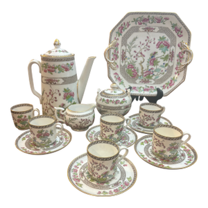Late 19th Century Spode Copelands Coffee Set 1891-1920