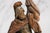 Wonderful Continental Polychrome Antique 18th Century Carved Wood Statue Sculpture Warrior Man Old World European Decor For Sale - Image 4 of 16