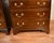 1930s Pair English Regency Mahogany Banded Satinwood Chest of Drawers Commodes For Sale - Image 9 of 18
