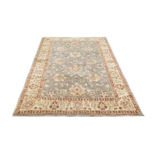 Ziegler rug | Size: 201 x 128 cm | Knot density: approx. 200.000 knots/m² | Material: Wool | Condition: Very good |...