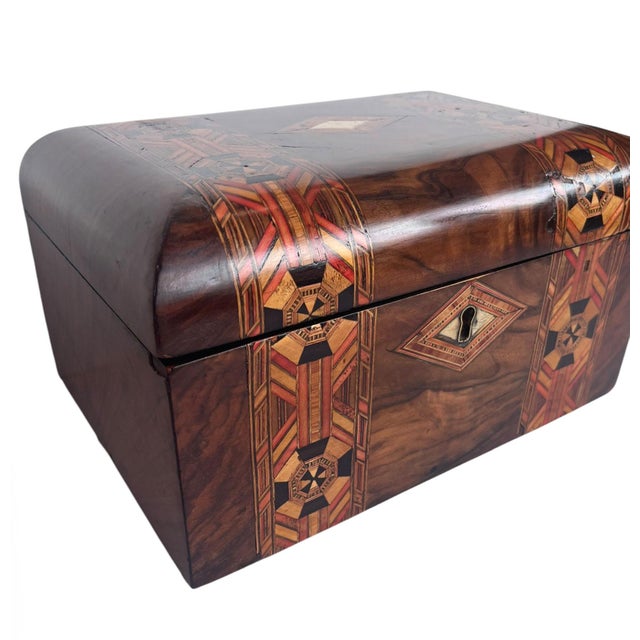 Late 19th Century English Tunbridge Ware Bridge Box For Sale - Image 5 of 6