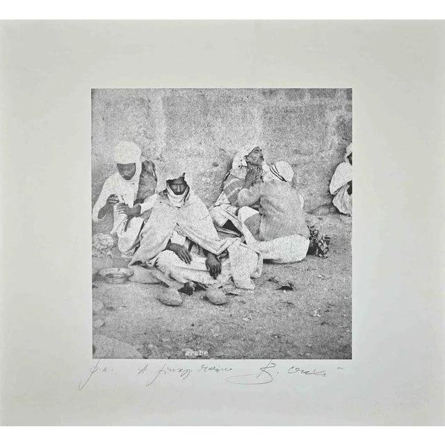 Tunisian is an original photolithograph realized in the 1990s by the italian politician bettino craxi. Hand-signed in on...