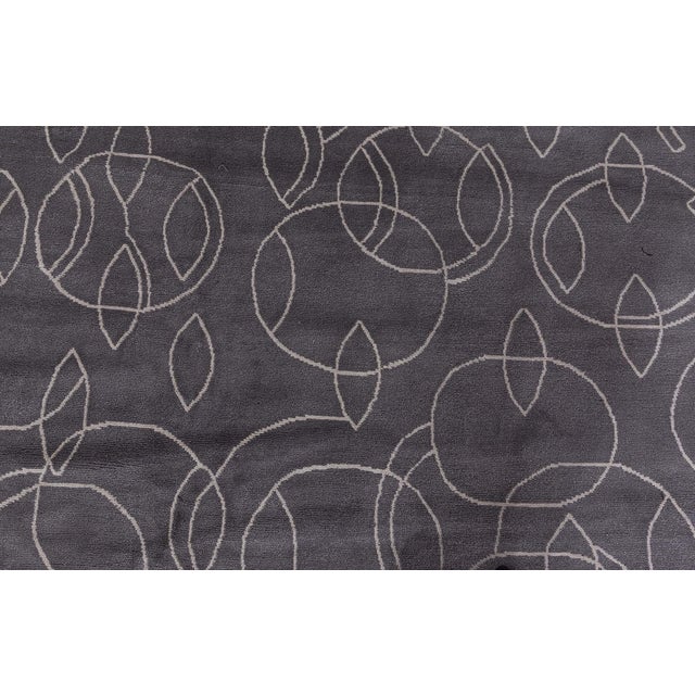 Modern Modern Tibetan ‘Hummingbird’ Silk & Wool Rug by Doris Leslie Blau For Sale - Image 3 of 10
