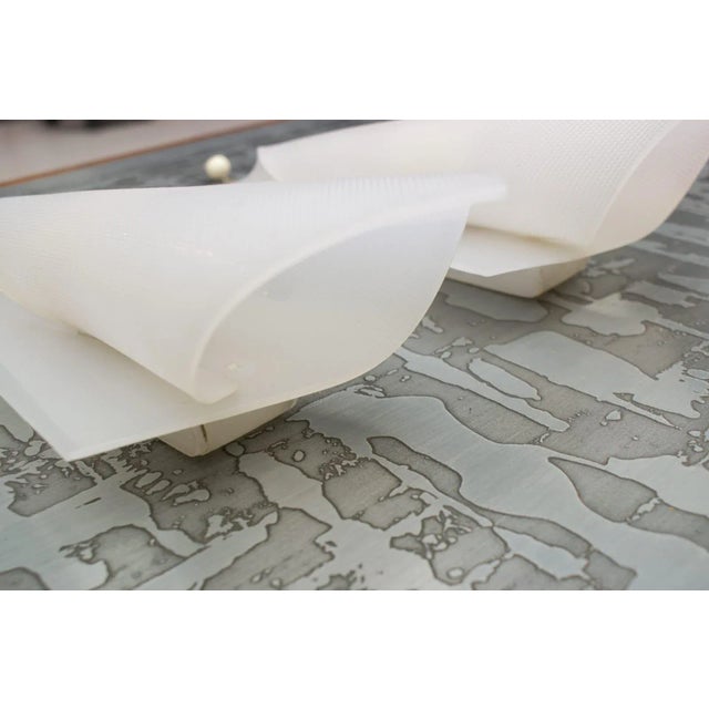 Plastic Acrylic Glass Wall Lamps by Hanns Hoffmann-Lederer for Heinz Hecht, 1954, Set of 2 For Sale - Image 7 of 9