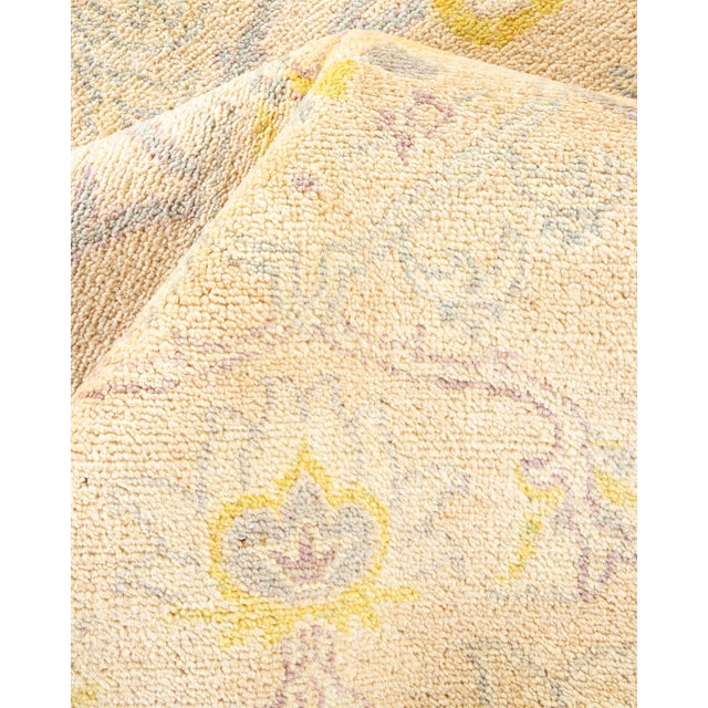 Textile Eclectic, One-of-a-Kind Hand-Knotted Area Rug - Ivory, 8' 2" x 10' 3" For Sale - Image 7 of 8