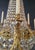 Antique Italian Empire Revival Brass and Crystal Chandelier Candle Holders For Sale - Image 12 of 14