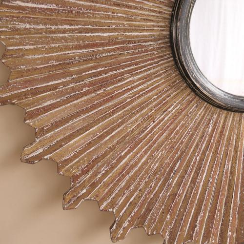 Large Sunbeam Wall Mirror For Sale - Image 6 of 11