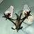 Mid-Century Italian Modern Brass and Textured Glass Double Wall Sconces, 1960s, Set of 2 For Sale - Image 6 of 13