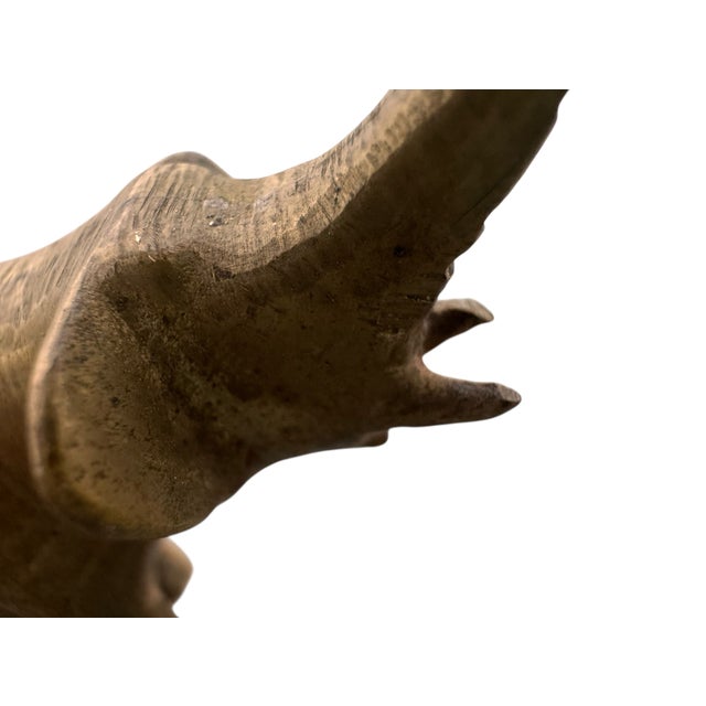 A Quintet of Vintage Brass Elephants: Symbols of Enduring Grace For Sale - Image 11 of 13