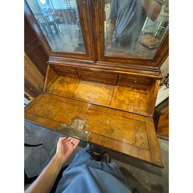 Italian Walnut Secretary For Sale In Dallas - Image 6 of 10
