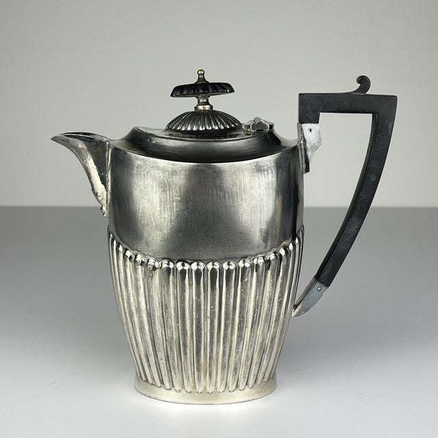 Antique Silver Plated Coffee Pot by Sheffield, 1890s For Sale - Image 14 of 14