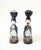 Blue Pair of Chinese Porcelain Candleholders in the Form of Deer For Sale - Image 8 of 12