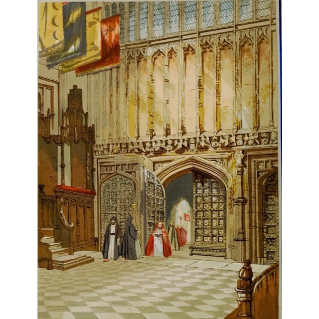 Mid 19th Century Henry 7th Chapel at Westminster Print For Sale - Image 4 of 4