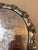 Antique Victorian Circular Silver-Plated Tray, 1860 For Sale - Image 4 of 6