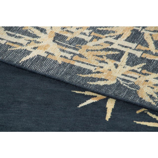 Contemporary Chinese Deco Style Bamboo Wool Rug by Rug & Kilim For Sale In New York - Image 6 of 8