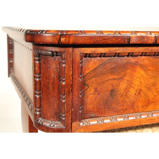 William IV Rosewood and Mahogany Sewing/Side Table For Sale - Image 12 of 12