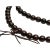 Natural Dark Brown Wood Grain 108 Beads Hand Rosary Praying Chain For Sale In San Francisco - Image 6 of 6