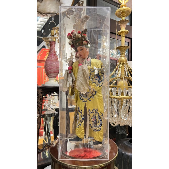 Early 20th Century Large Antique Chinese Ceremonial Marionette For Sale - Image 5 of 12