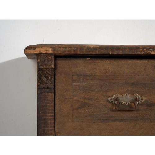 Vintage Chest of Drawers with Dark Patina, 1920 For Sale - Image 6 of 11