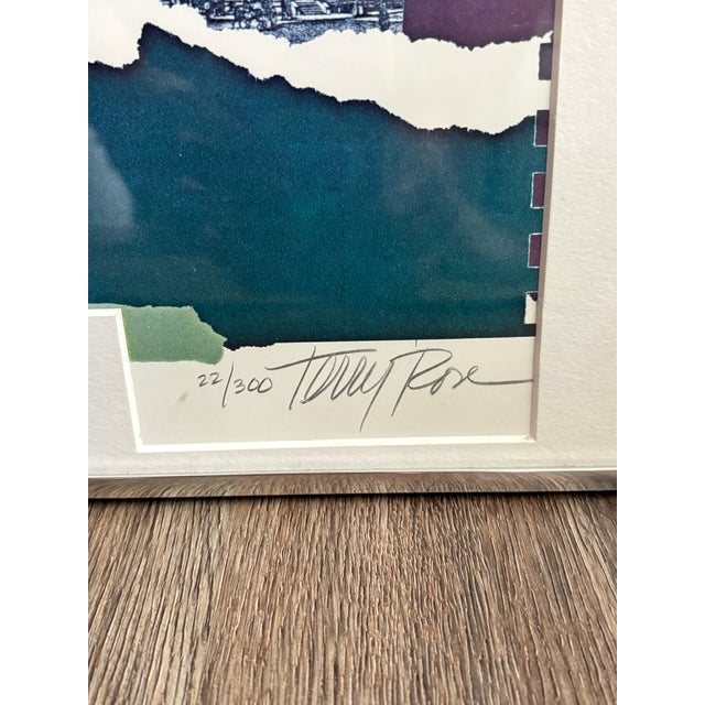 Vintage Terry Rose Aspen Winternational 1982 Subaru World Cup Ski Races Lithograph -Signed -numbered 22/300...