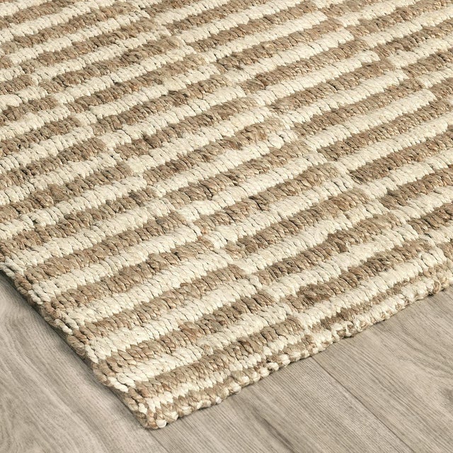 Contemporary Laguna Jute Natural Ivory Rug - 2 X 3 For Sale - Image 3 of 5