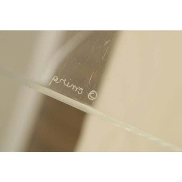 Primo' Lucite & Chrome Atomic Eyeball Desk Lamp Manner of Sonneman For Sale - Image 11 of 13