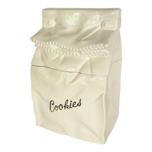 Ceramic Bag Cookie Jar Japan