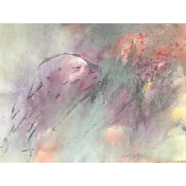 Patricia Zippin "Tillamook Flight 5 of 12" 1980s Mixed Media 30.5"x 22.5" unframed Signed in paint on bottom right and...