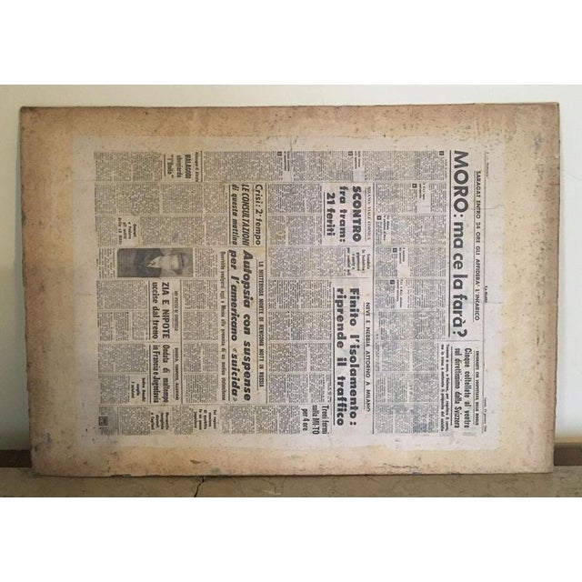 Ermete Lancini, Abstract Collage, 1960s, Mixed Media For Sale - Image 13 of 17