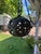 Japanese Antique Japanese Cast Iron Moon Lantern For Sale - Image 3 of 11