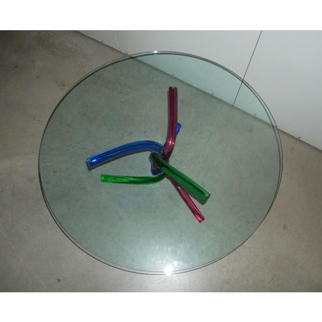 Low Coffee Table in Murano Glass, 1970s For Sale - Image 3 of 14