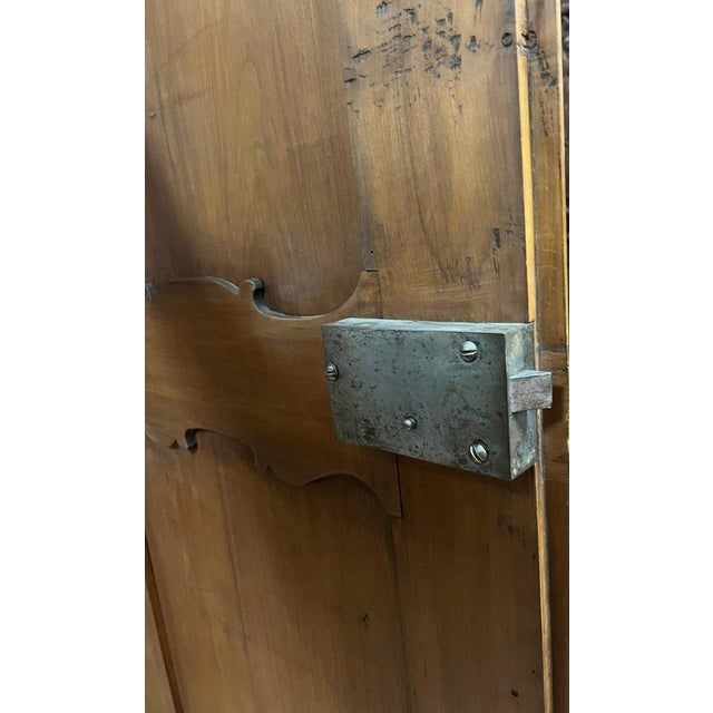 Antique Cherrywood and Marquetry Wardrobe For Sale - Image 4 of 9