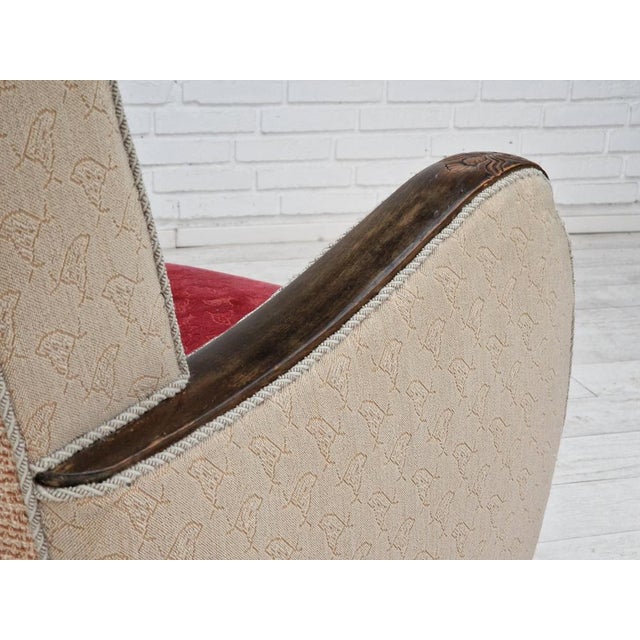 Set of Art Deco Scandinavian Chairs, 1950s For Sale - Image 9 of 18