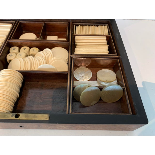 20th Century Napoleon III Thuja Burl Token Box Boulle Marquetry, 1890s For Sale - Image 6 of 11