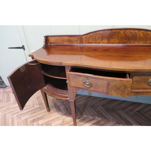 Bow Front Dresser, 19th Century For Sale - Image 9 of 12