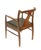 Wood Mid-Century Modern Medium Light Walnut Dining Chairs New Upholstery MINT - Set of 6 For Sale - Image 7 of 10