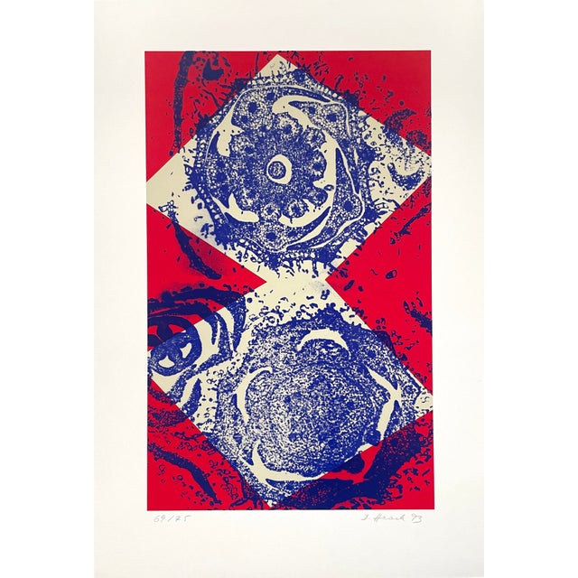 Dieter Haack, Composition, Original Silkscreen, 1993 For Sale - Image 8 of 8