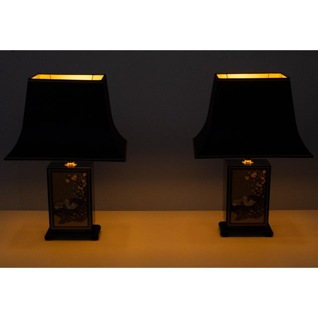 French Table Lamps from Maison Le Dauphin Pagoda, 1970s, Set of 2 For Sale - Image 12 of 14