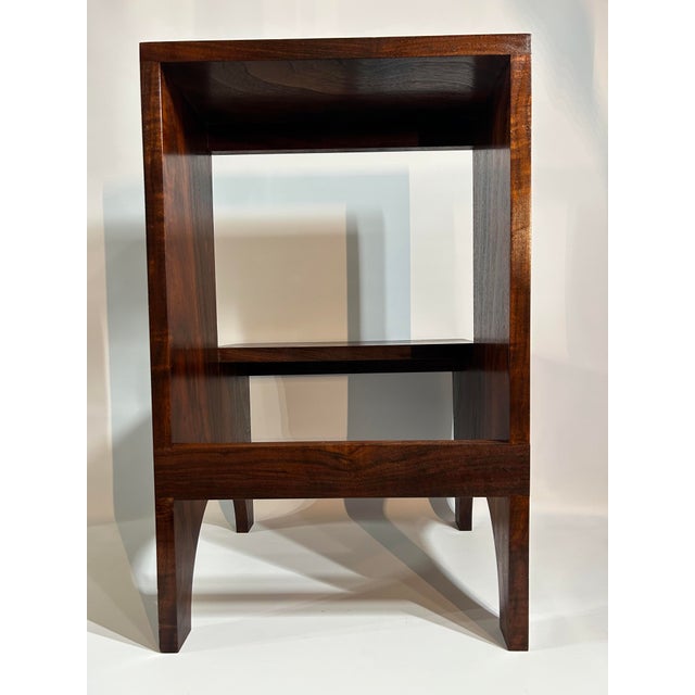 2010s 2010s DRW Shaker Style Black Walnut Step Stool - 1 Piece For Sale - Image 5 of 12