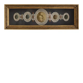 Victorian Lava Cameo Framed Collection For Sale