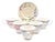 Jessica McClintock Westbury Court Christina Floral Cups & Saucers, Set of 5 For Sale