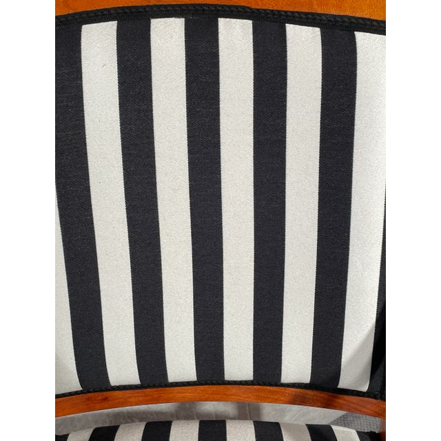 Brown Pair of Biedermeier Armchairs, 1820, Cherry For Sale - Image 8 of 9