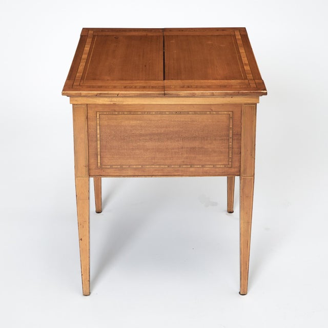 Brown English Walnut and Mahogany Drinks Cabinet With Fitted Tantalus Bar, Circa 1920 For Sale - Image 8 of 10
