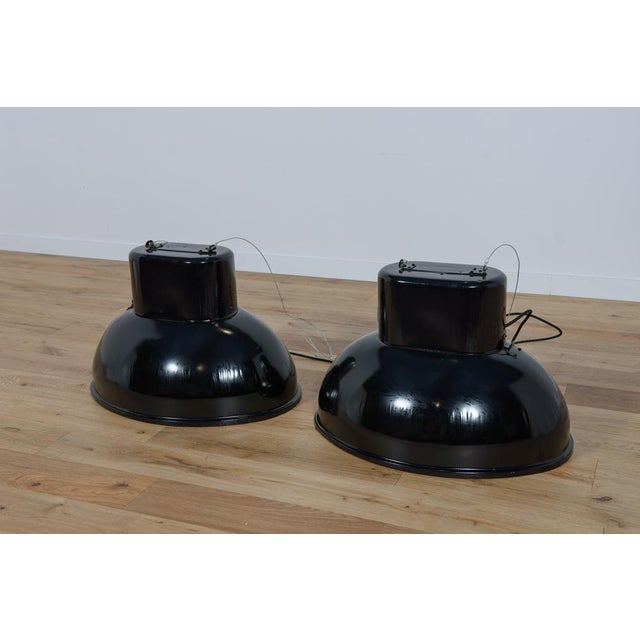 Large Industrial U-Boot Ceiling Lamp from Mesko, Poland, 1970s For Sale - Image 10 of 15