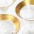 Gold Set of Four 22 Karat Gold Gilt Rimmed Martini Glasses by Dorothy Thorpe For Sale - Image 8 of 12