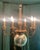 Mid 20th Century Vintage Regency Mercury Glass Chandelier For Sale - Image 5 of 10