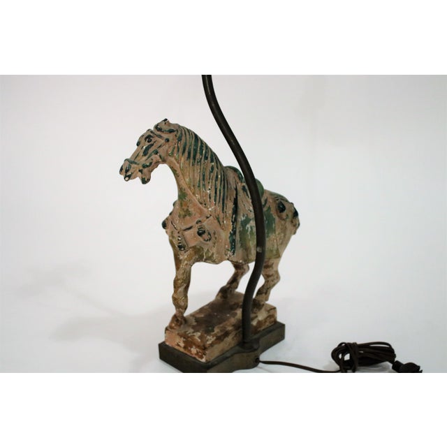 Tang Dynasty Style Horse Lamp Chairish