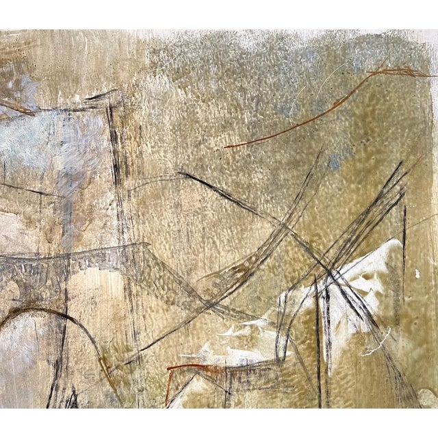 Vivaldo Martini, Abstract Composition No. 1, Oil on Canvas, 1963 For Sale - Image 4 of 12