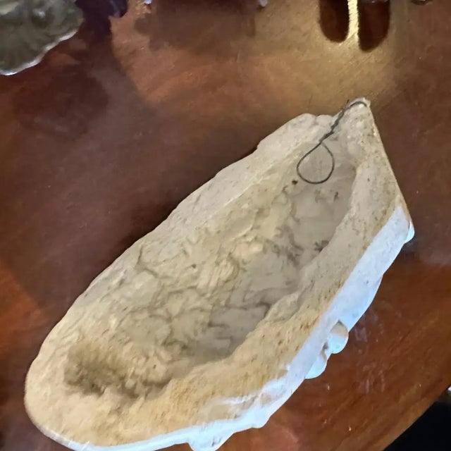 Sculpture Materials Authentic Italian 1950s Plaster Anatomical Hand Study of a Hand Holding Coins For Sale - Image 7 of 8